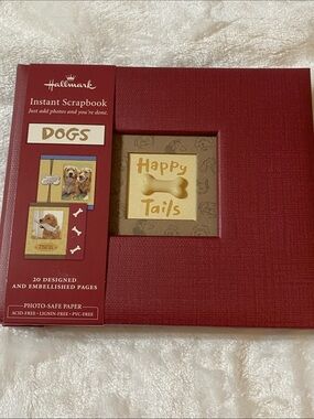 Hallmark Dogs Happy Tails Instant Photo and Scrapbook